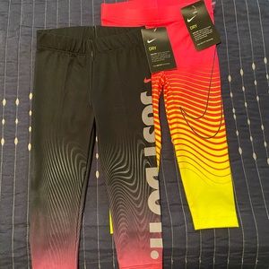 Lot of 2 Girls Nike Dri-fit 2t leggings